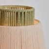 Lámpara de pie Yuvia de algodón con acabado beige y azul en Multicolor - Lámparas de pie, Uruguay | Kavehome, vista 4 de 5