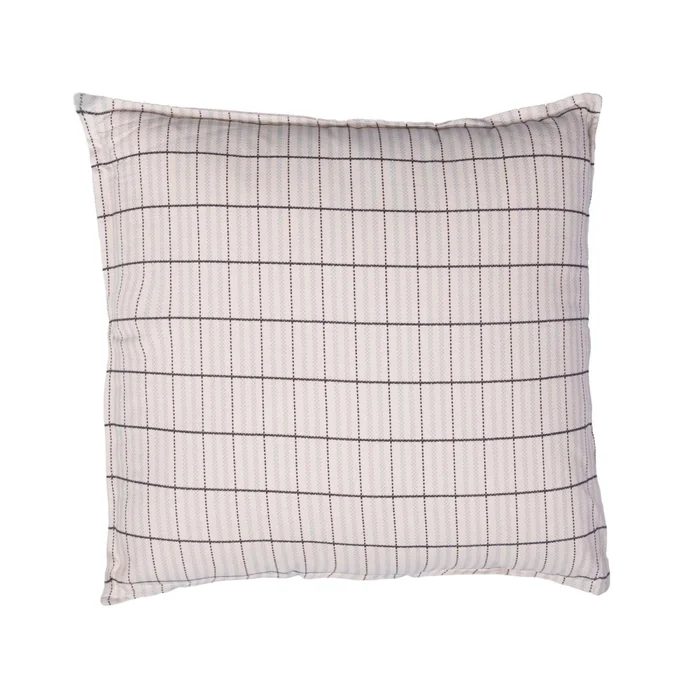 Almohadón Cadaqués 45*45 Lino-y-algodon Gris/verde en Gris - Textiles, Uruguay | Divino