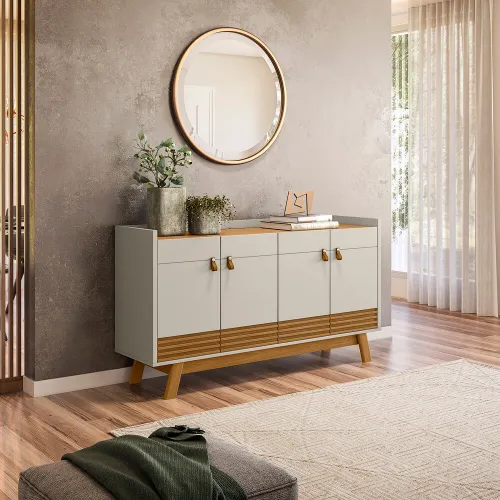 Aparador Buffet 160cm Abruzzo con 4 Puertas - Aparadores y recibidores, Uruguay | Balton