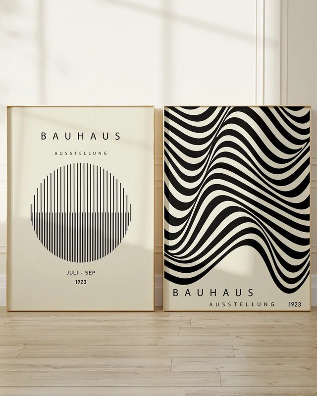 Bauhaus - Black 1923 en Multicolor - Láminas, Uruguay | La Cuadrería, vista 3