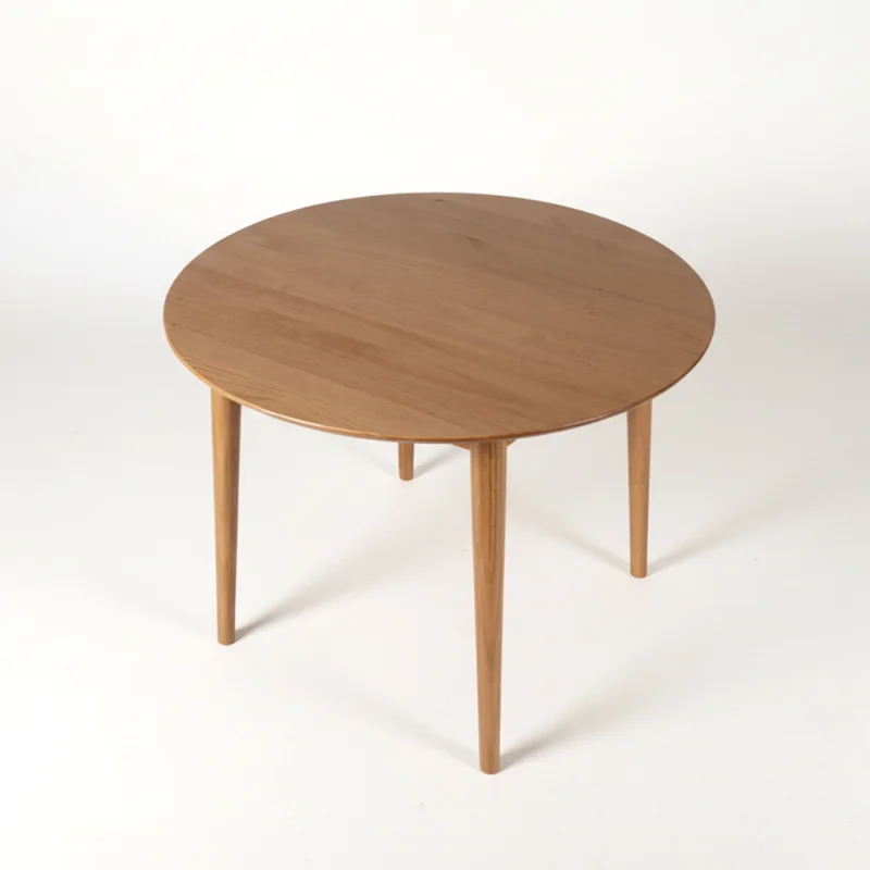Mesa de Comedor Olmo - Redonda - 100 - Miel en Marrón - Mesas de comedor, Uruguay | NYR, vista 3
