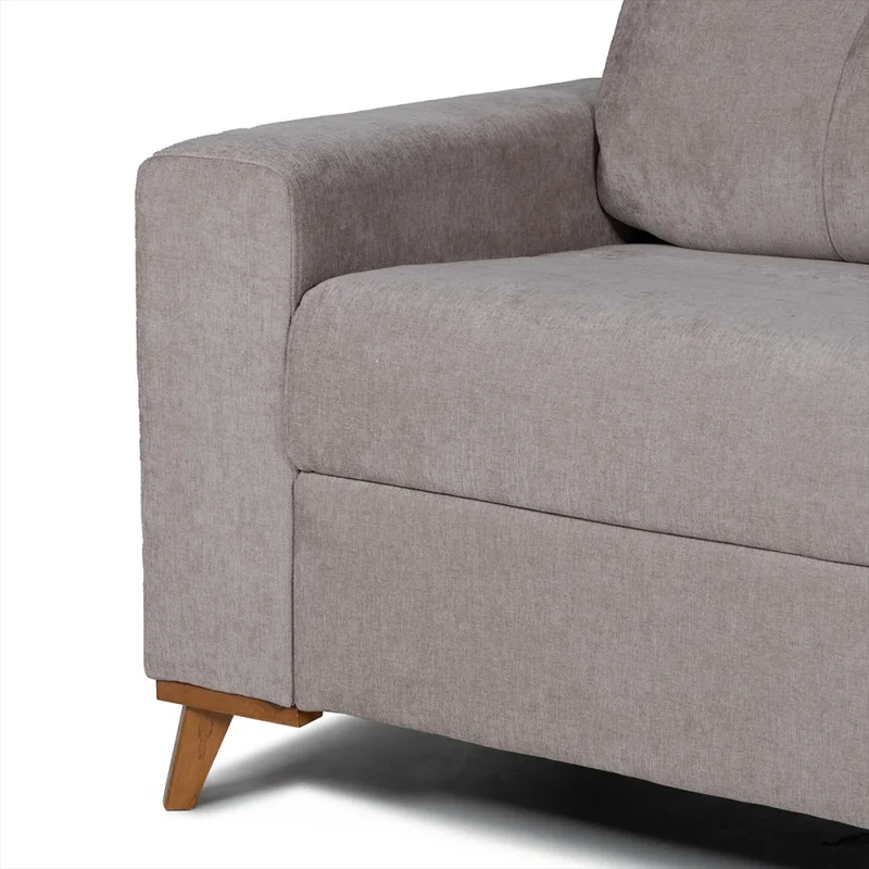 Sofá Katrina - Tela Microfibra - 3 cuerpos - 10287 (Tostado) en Marrón - Sillones y sofás, Uruguay | Nyr, vista 6