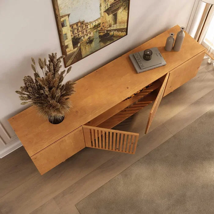 Rack Lima 180CM - Madera Maciza en Madera natural - Muebles para TV, Uruguay | Balton, vista 13