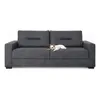 Sofá 3 Cuerpos 2.13mts Tela Pet Friendly Gris en Gris - Sillones y sofás, Uruguay | Champagne Home, vista 2 de 5