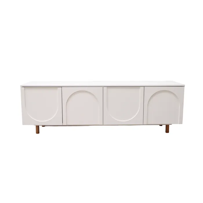 Rack Arco 160cm - Blanco en Madera natural, Uruguay | Berna home