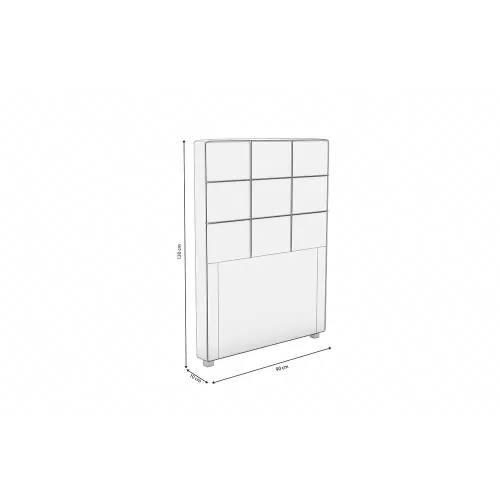 RESPALDO CABECERA CAMA BOX SOLTERO 1 PLAZA - BALTON HOGAR en Blanco - Respaldos de cama, Uruguay | Balton