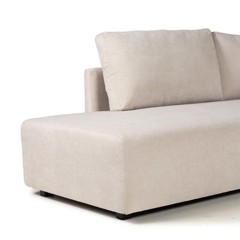Rinconera Modulare - Tela Microfibra - Chaise izquierdo - FX4-10 (Beige) en Beige - Sillones y sofás, Uruguay | Nyr, vista 4