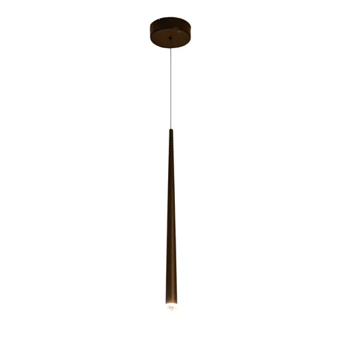 Colgante led una luz tubular lineal 5W en Marrón - Lámparas colgantes, Uruguay | Iluminica