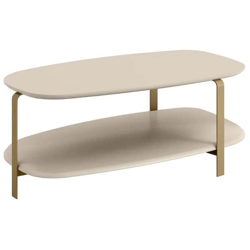Mesa Ratona Santorini 90CM Organica en Beige - Mesas de living, Uruguay | Balton, vista 7