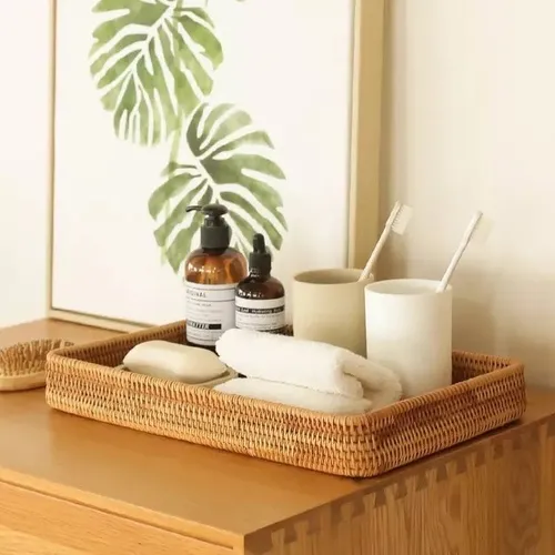 Bandeja Rattan Rectangular - Muebles, Uruguay | Decoramuss