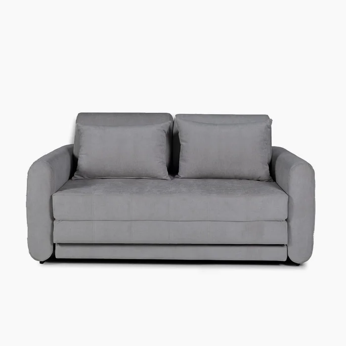 Sofá Cama Parma - Tela Microfibra - TC1011 (Grafito) en Gris, Uruguay | NYR, vista 3