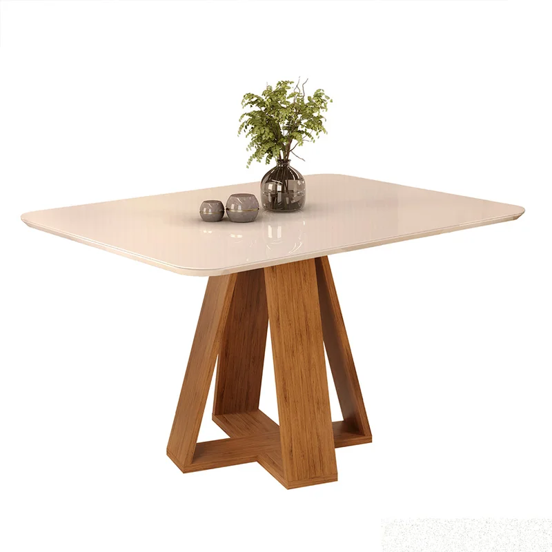 Mesa de Comedor Rectangular - Línea París - Gris en Gris - Mesas de comedor, Uruguay | Ecowood, vista 4