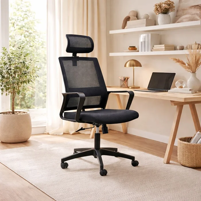 Silla de Escritorio Denver en Negro - Sillas, Uruguay | Samic, vista 2
