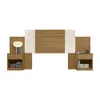 Respaldo Cabecera 2 Plazas Con Mesas De Luz 1 Cajon - Respaldos de cama, Uruguay | Lais Muebles, vista 1 de 3