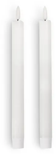 Vela candelabro LED ESBEN A25cm 2 uds en Blanco - Velas y Portavelas, Uruguay | JYSK