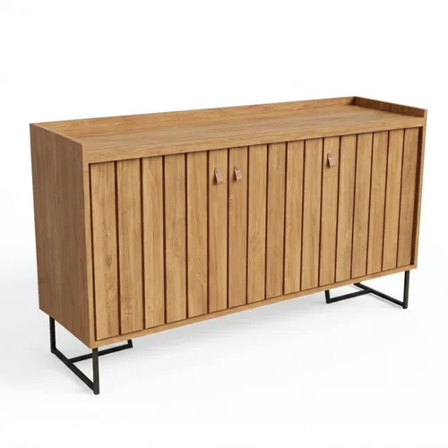 Aparador Trendy Olmo (Pie Nego) 160 cm en Madera natural - Aparadores y recibidores, Uruguay | Berna home