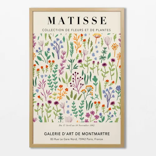 Matisse - Floral N.02 en Multicolor - Láminas, Uruguay | La Cuadrería
