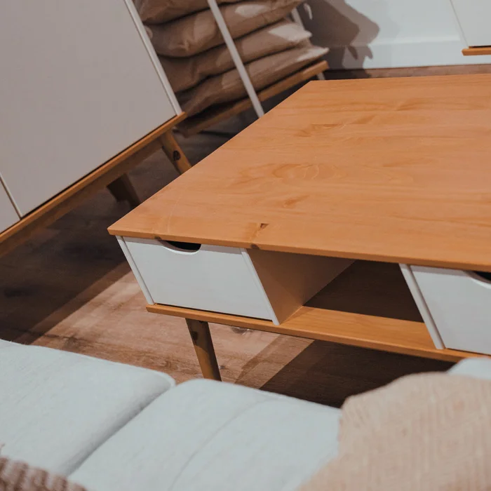 Mesa de Living Praga - Blanco en Blanco - Mesas de living, Uruguay | Ecowood, vista 8