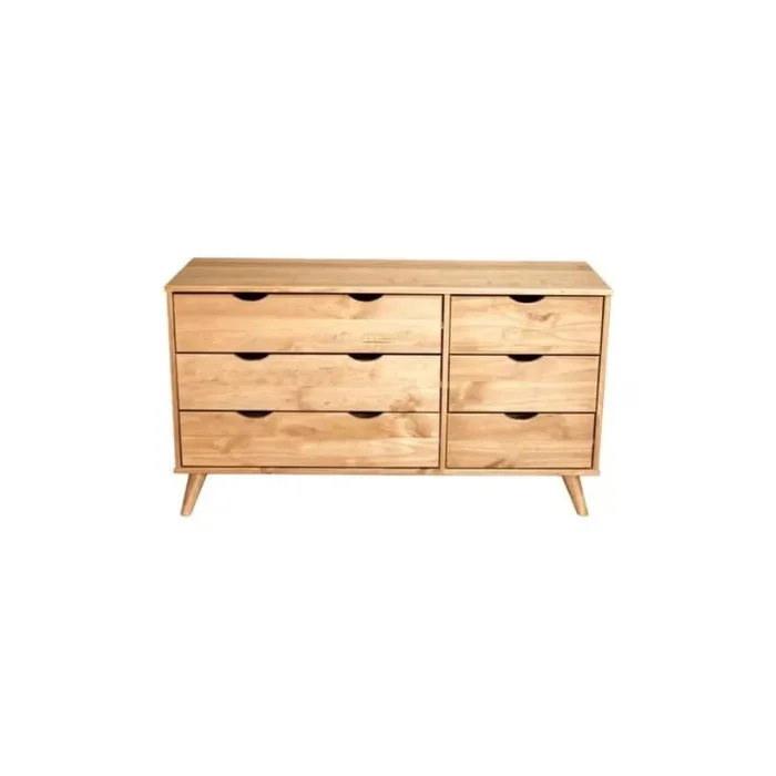 Cómoda 6 Cajones - Línea Berlin - Marrón en Marrón - Cómodas, Uruguay | Ecowood, vista 2