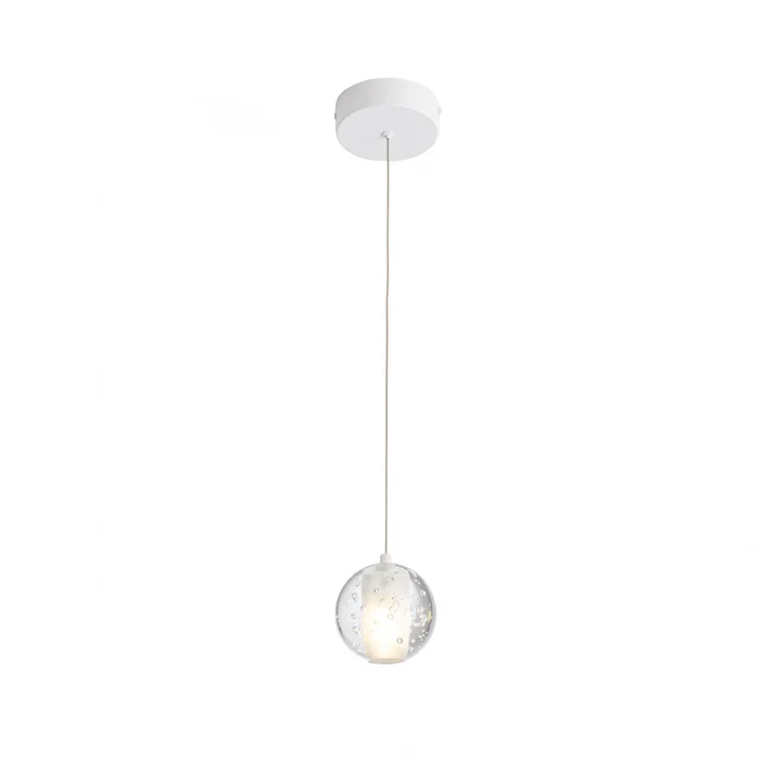 Colgante led esfera efecto flotante 5W en Blanco - Lámparas colgantes, Uruguay | Iluminica, vista 2