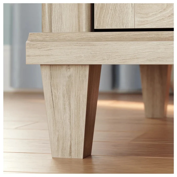 Escritorio Esquinero en L de Oficina con Cajones - Sauder - Linea Hammond en Madera natural - Escritorios, Uruguay | Ecowood, vista 5