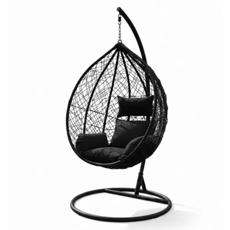 Hamaca Nido Colgante - Negro en Negro - Muebles para el exterior, Uruguay | La Cueva Muebles, vista 8