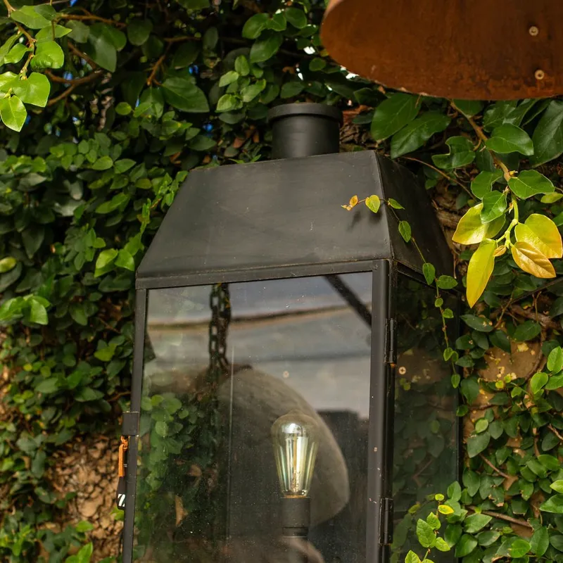 Farol Kiko - Zainas en Negro - Velas y Portavelas, Uruguay | Zainas