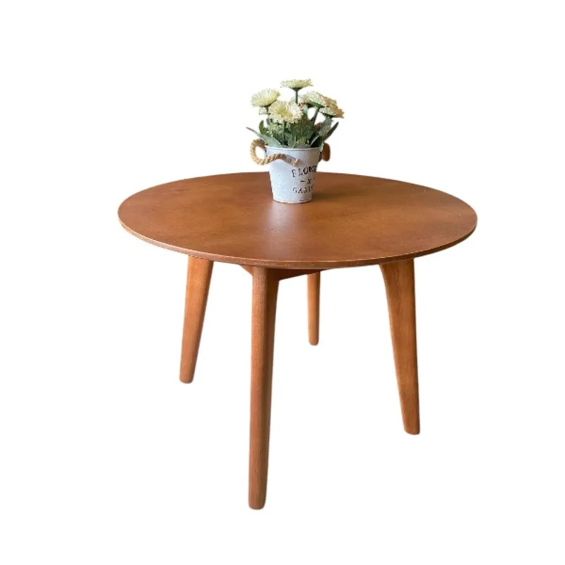 Mesa de living redonda nordica 65cm — Serra Amoblamientos en Marrón - Mesas de living, Uruguay | Serra Amoblamientos