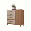 Comoda 4 Cajones 1 Puerta Con Patas 100% Mdp - Cómodas, Uruguay | Muebles Express, vista 1 de 3