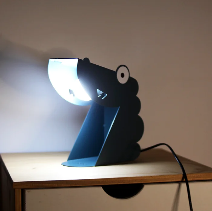 Luminaria Dino en Azul - Lámparas de mesa, Uruguay | Zeze Home Deco, vista 4