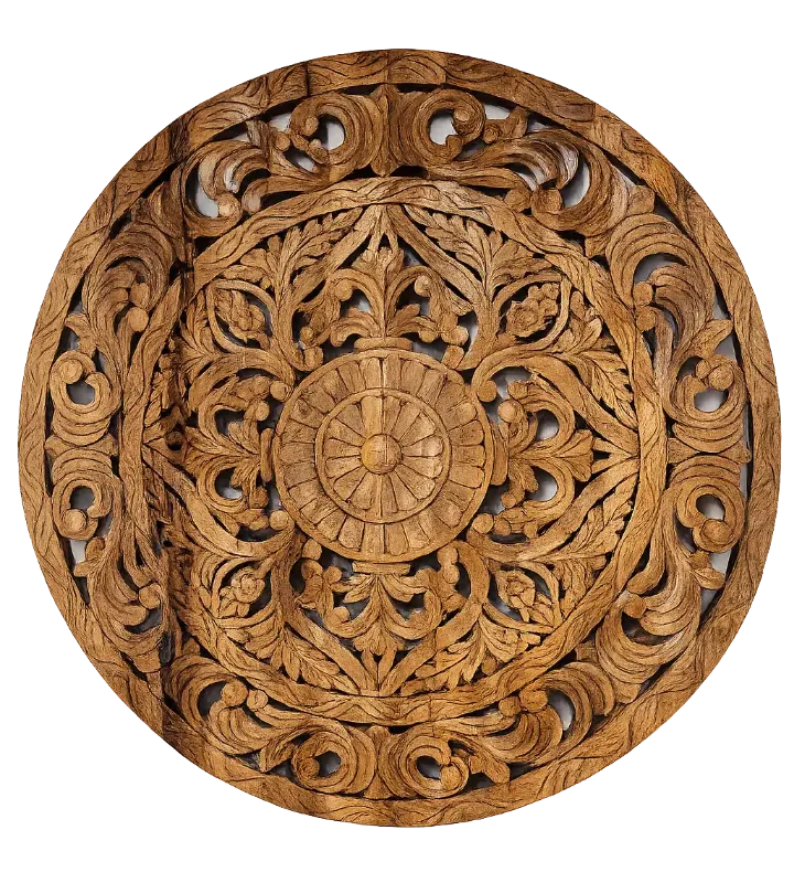 V35C Colgante calado 120x120 en Madera natural - Muebles para el exterior, Uruguay | Victoriana