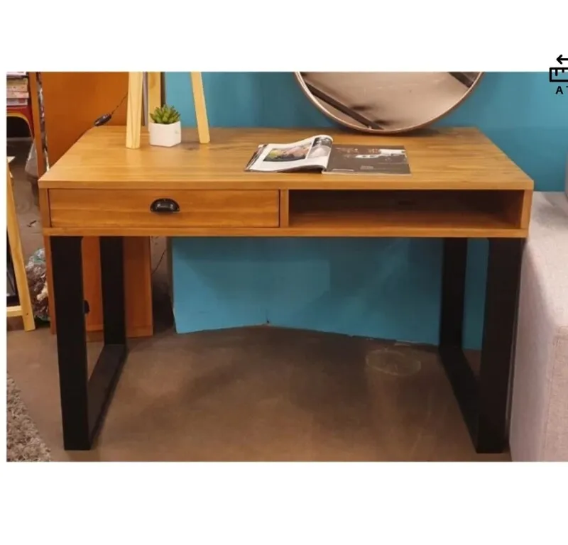Escritorio IRON 1 Cajon 1.20m en Madera natural - Escritorios, Uruguay | Finkel