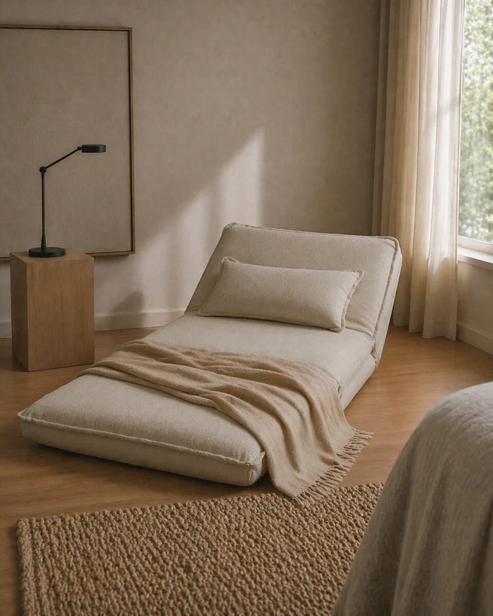 Sillon Cama Zen Beige en Beige - Sillones y sofás, Uruguay | Samic, vista 2