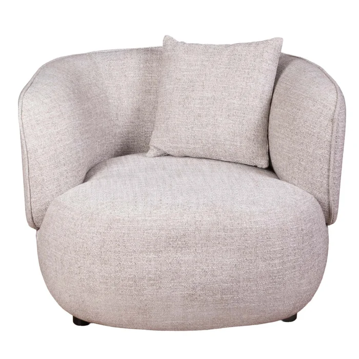 Sofá 1 Cuerpo Tela Natural-beige Livorno Natural en Madera natural - Sillones y sofás, Uruguay | Divino, vista 2