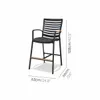 Silla de Bar - Portals - Negro en Negro - Muebles para el exterior, Uruguay | Rústico Hogar, vista 5 de 5