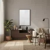 CUADRO CANVAS 60x90cm MARCO NEGRO PINTURA BLANCO 2 en Multicolor - Decoración de pared, Uruguay | Koz, vista 2 de 2