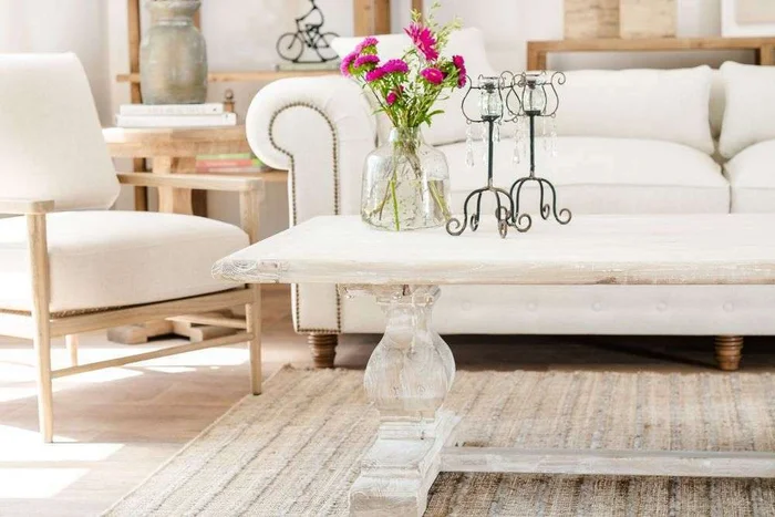SILLON CHESTERFIELD - LINO ANTIMANCHAS en Blanco - Sillones y sofás, Uruguay | La Iberica, vista 13