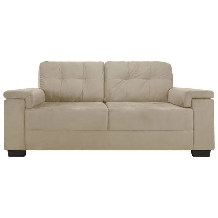 SOFA LUARES 2 CUERPOS ARENA en Beige - Sillones y sofás, Uruguay | Alfa Ventas