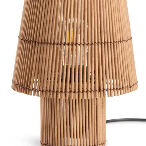Lámpara de mesa HANNIBAL Ø19xH25 cm bambú en Madera natural - Iluminación, Uruguay | JYSK