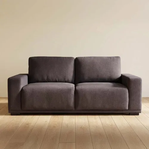 Sofá 3 Cuerpos Tela Marron Westly Choc. en CHOC. - Sillones y sofás, Uruguay | Divino