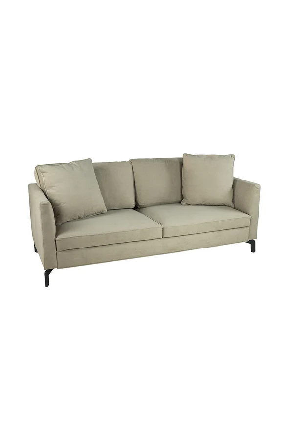 SOFA JOHNNY 200X90X92CM TELA BEIGE TAUPE - Sillones y sofás, Uruguay | Vinibel, vista 2