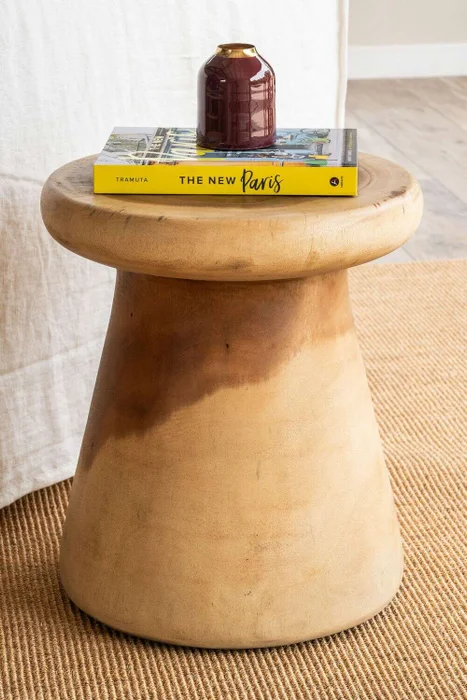 MESA AUXILIAR THEO - SUAR en Madera natural - Mesas de luz, Uruguay | La Iberica
