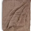 Manta throw ROSENVIAL 130x160 arena oscura - Textiles, Uruguay | JYSK, vista 1 de 3