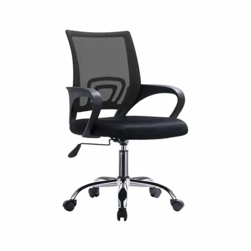 Silla de Escritorio - Malla - Negro en Negro - Escritorios y sillas de escritorio, Uruguay | Rústico Hogar