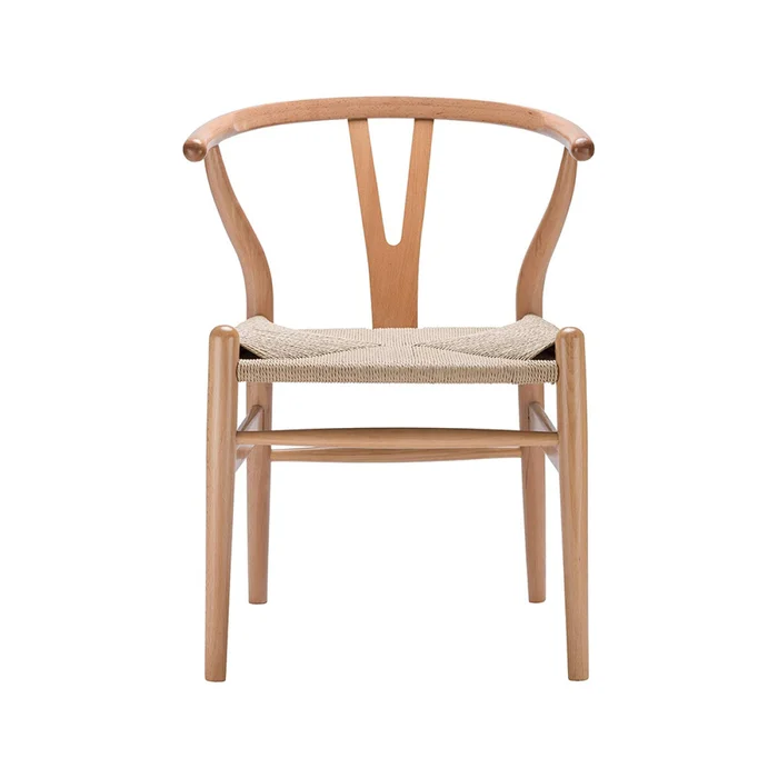 Silla Wishbone en Beige - Sillas, Uruguay | La Cueva Muebles, vista 3