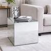 MESA AUXILIAR LUXY MIRROR Plateado CUADRADO/A - Mesas de comedor, Uruguay | Viasono, vista 1 de 3