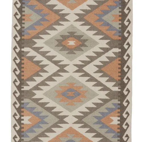 Alfombra REINROSE 65x140 rombos colores en Multicolor - Textiles, Uruguay | JYSK