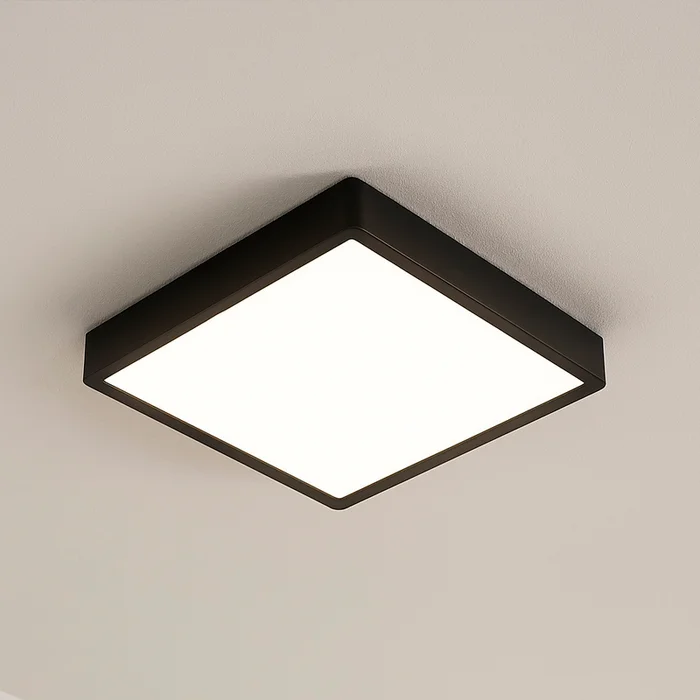 Plafon led 18w Frio cuadrado cálido en Negro - Lámparas colgantes, Uruguay | Alta Gracia Deco, vista 2