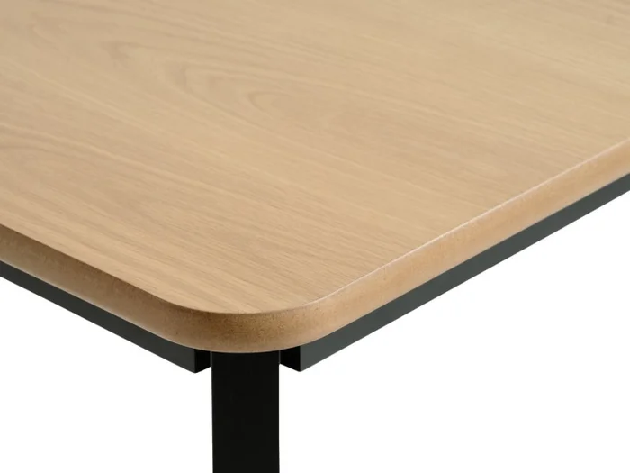 Mesa de comedor JEGIND 80x130 roble/negro en Roble/negro - Mesas de comedor, Uruguay | JYSK, vista 3