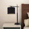 Portátil nórdica tela negra, portalámparas E27 62CM en Negro - Lámparas de mesa, Uruguay | Iluminica, vista 5 de 6